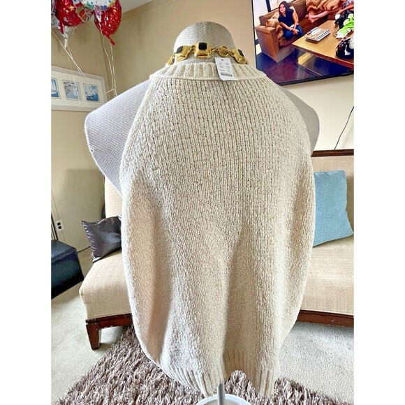 J. Crew Women's Size 3X Cream Sweater Vest Pullover Knit Sleeveless Top Preppy - Picture 8 of 12